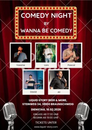 Comedy Night mit Wanna Be Comedy 10.02.2026